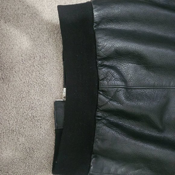 Women's Roots Leather Jacket size 6 - Picture 6 of 8